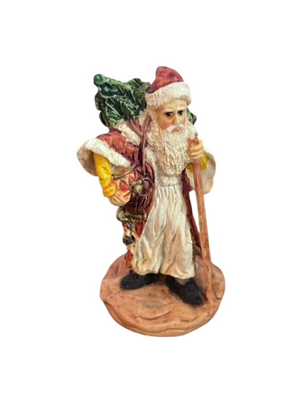 Enesco Old World Santa Circa 1908 Figurine Resin 1987, 3.5" Tall
